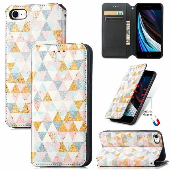CaseNeo Nordic Rhombus Case Cover For Apple iPhone SE 2020 CaseNeo Nordic Rhombus Case Cover For Apple iPhone SE 2020
